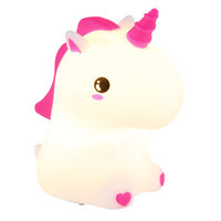 Stolní lampa UNICORN bílá RGBW LED 1,5W 230V, 20lm GLOBO 2873