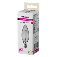 Světelný zdroj Filament LED, E14 C35, 4W, 250lm, 4000K RABALUX 79217