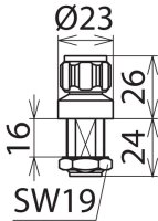 Svodič přepětí DEHNgate konektory N 929044