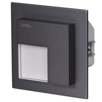 Světlo LED TIMO s RF přijímačem pod omítku 230Vstř IP20 GRAFIT NEUTRÁLNÍ BÍLÁ