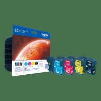 BROTHER LC-1100HY sada inkoustů - black, magenta, yellow, cyan