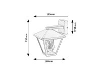 Paravento E27 1x40W černá RABALUX 7147