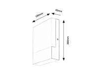 GIMONE svítidlo bílá LED 10W IP44 RABALUX 77098