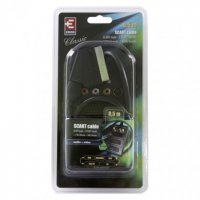 AV kabel SCART-3SCART+3RCA+SVHS 0,5M Emos SB2300