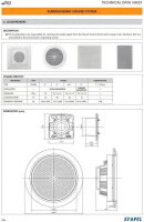 Čtvercový 2-pásmový reproduktor 6,5'' 32 OHM, 60W 75083 CBR bílá ELKO EP