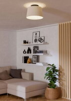 Stropní svítidlo FEBRES E27 černá/bílá 1X60W IP20 EGLO 901259