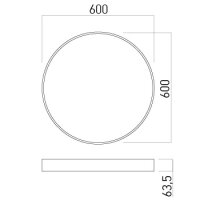 XPILL RND PANEL 60W 220-240V AC CCT(3/4/