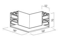XROPE 90° CONNECTOR 2X4W 220-240V AC 400