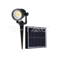 2W LED Solar Spike IP65 3000K battery, 3
