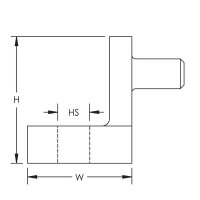 Držák pro jednu zemnící sběrnici EB166/142 ERICO EB142-166SUP1