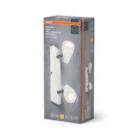 Stropní svítidlo LEDVANCE LED SPOT PEAR WHITE 2 x 4.3W 2700K GU10
