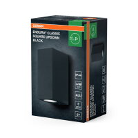 Endura Classic Square UpDown Black LEDVANCE 4099854447723