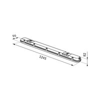 Hermetické LED svítidlo ORO SFERIS LED 38W CCT S-DIMM IP66 LED-POL ORO33163