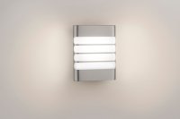 Venkovní nástěnné svítidlo Raccoon inox 1x3W PHILIPS 172734716