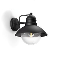 Nástěnné svítidlo Hoverfly černá 1x60W 230V PHILIPS 1723730PN