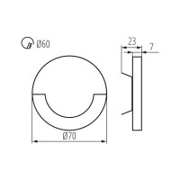 Dekorativní svítidlo SOLA LED WW KANLUX 23100