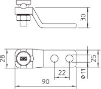 OBO 5304601 Propojovací svorka 5005 DIN-FT