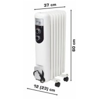 FKOS7M Olejový radiátor 7 článků, 600W / 900W / 1500W FK TECHNICS 5001870-01