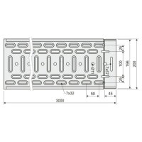 Kabelový žlab 35x200x0,75 sendzimir (Jupiter) KOPOS KZI 35X200X0.75_S