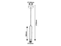Zircon GU10 1X 5W IP20 matná černá RABALUX 5076