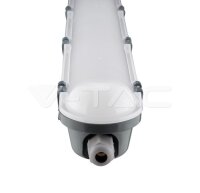 LED Waterproof Fitting M-SERIES 1500mm 48W 4000K Milky Cover 120LM/W SKU20203