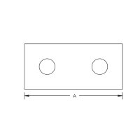 spojka profilu dvoušroubová ZEA 102 CADDY ZEA 102 387520