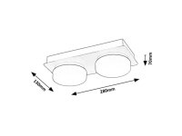 ATTICHUS LED 11W IP44 matná černá RABALUX 75002