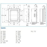 B04624 VTR 04 OBLO' QUADRO IP65 650X430X210 IBOCO 04624