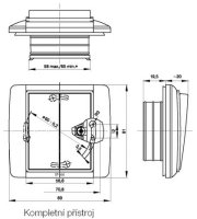 ABB Element,Time 3558E-A05940 03 Přepínač sériový,řazení 5,IP44