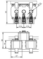 Zásuvný transformátor proudu, 35A/1A WAGO 855-2701/035-001
