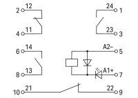 2042-3084 Reléový modul 24 V DC