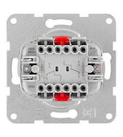 Přístroj přepínače střídavého dvojitý, č.6+6, bezšroub. sv. SCHRACK EV100131--