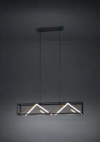 Závěsné svítidlo PENELA LED-CCT černá/zlatá 46W EGLO 390417