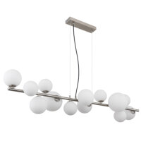 Závěsné svítidlo RIHA nikl 13xG9 LED, 3,5W 230V, 310lm, 3000K GLOBO 56140-13H