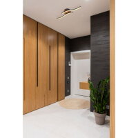 Stropní svítidlo EVITA černá LED 12W 230V, 800lm, 3000K GLOBO 67171-12