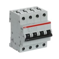 S204-C32 4 fázový jistič 32 A char. C 6kA ABB 2CDS254001R0324
