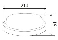 LED svítidlo LED TOR ROUND 18W NW 1800/2160lm GREENLUX GXDS359