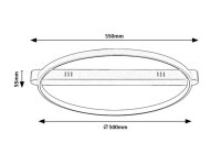 BELIZA zlatá LED 45W IP20