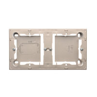 Krabice pro povrchovou montáž 2-náobná saténová KONTAKT SIMON MPN2/29