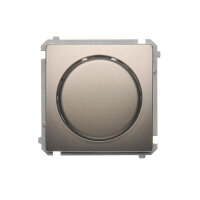 Otočný stmívač pro stmívatelné LED 230VAC, 2-250W, Satén BMS9L.01/29