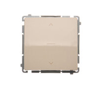 Třípólový žaluziový spínač 1-0-2, béžová KONTAKT SIMON BMZW1K.01/12