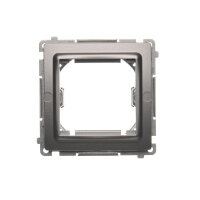 Adaptér pro montáž standardu 45×45 mm, montáž do krabice - drápky a šrouby Inox