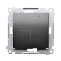 4-násobný spínač antracit mat, metalizované KONTAKT SIMON DEW4.01/48