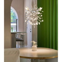 Závěsné svítidlo QUEENA stříbro 4xE14, max. 40W 230V GLOBO 64138HS