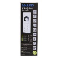 McLED ML-910.509.22.0 RF ovladač - řízení jasu, bílý, 1 zóna