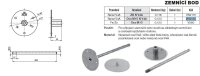 Tyč pro zemnící bod M10 Osa M10 N V4A (nerez) AISI 316L TREMIS VN2120