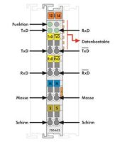 Sériové rozhraní RS-485 9 600 Bd Žádné světle šedá WAGO 750-653