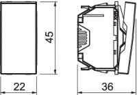 6120962 TA-WB SWGR0.5 Přepínač