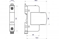 Svodič rázového přepětí PIIIM-275 DS Vseries SPD typ 2 HAKEL 27005