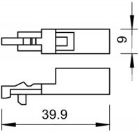 OBO 5084028 Ochranný přístroj Combi LSA-BF-24